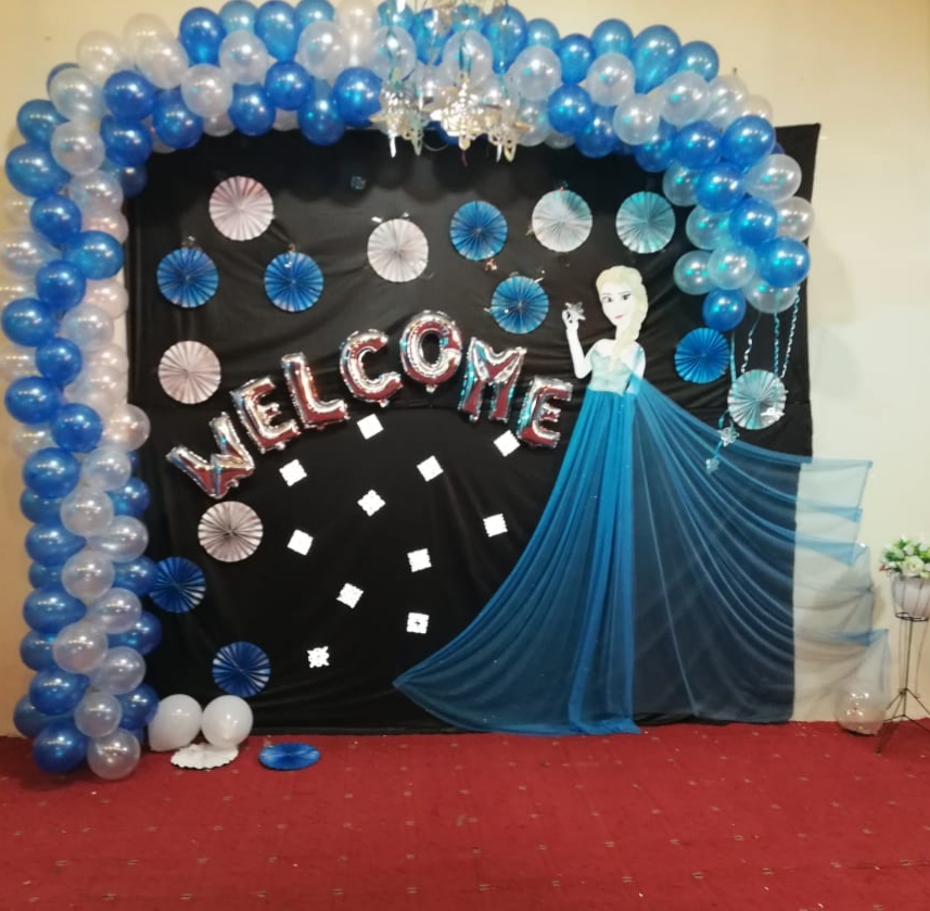Stage decoration for the party