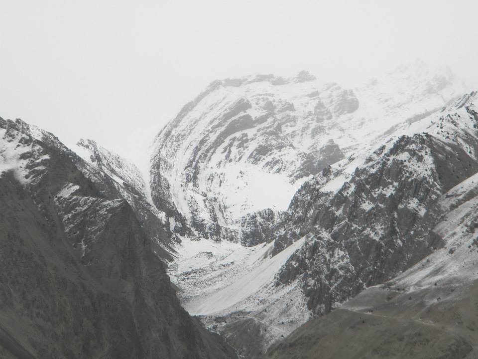 An example of a classical overturned along the Main Karakoram Thrust (MKT). The MKT marks the tectonic boundary between the Kohistan Island Arc in the south and Karakoram in the north.