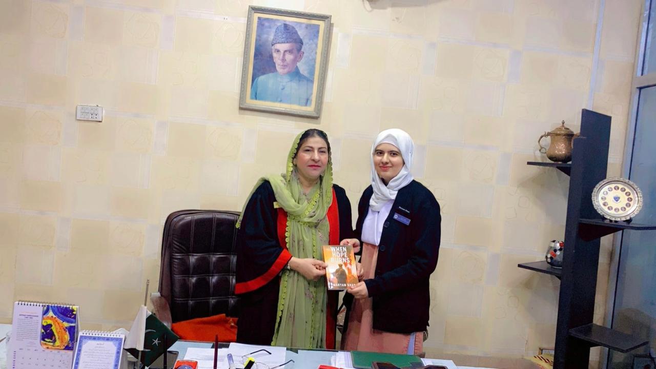 Jinnah College for Women congratulate Maryam Khan, a distinguished student of FSc II (Pre-Engineering) at Jinnah College for Women, on authoring her book