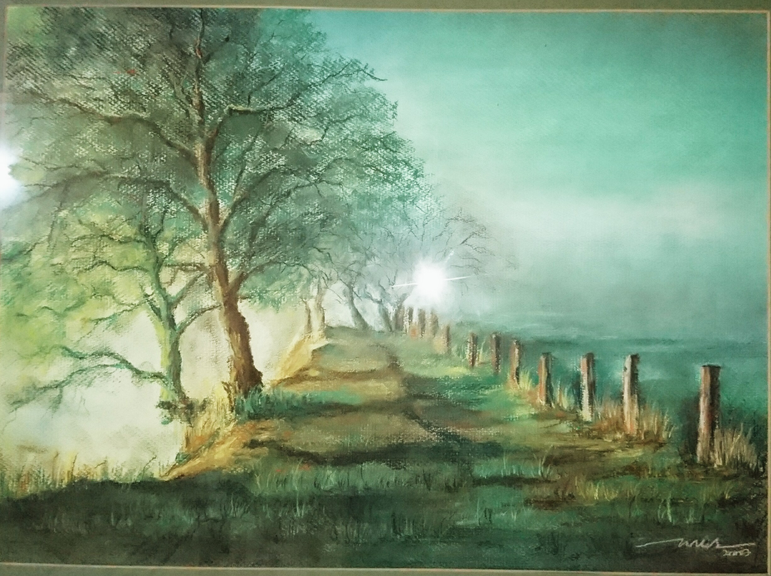 Landscape in Pastels by younas masood