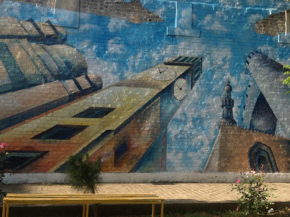 Artist: Zakir Khan
Mural painting done on Department's Wall