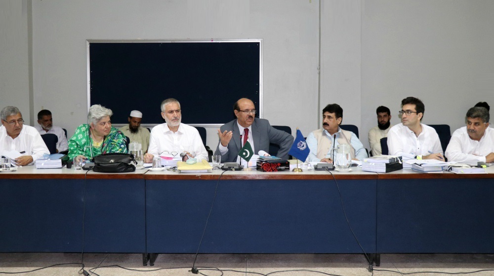 Vice Chancellor UoP Prof. Dr. Muhammad Asif Khan chairing meeting of the Academic Council of the University of Peshawar
