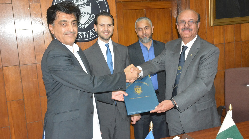 University of Peshawar and  BRAINS/CISCO has signed a memorandum of understanding for providing UPS/UMS school going children ,CISCO approved  education and hands-on training for promoting computer literacy  on 3rd April, 2019 at Committee room I.