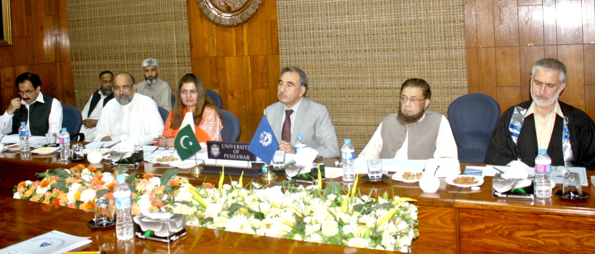 Vice Chancellor UoP Prof. Dr. Muhammad Rasul Jan chairing meeting of the Selection Board of the University of Peshawar