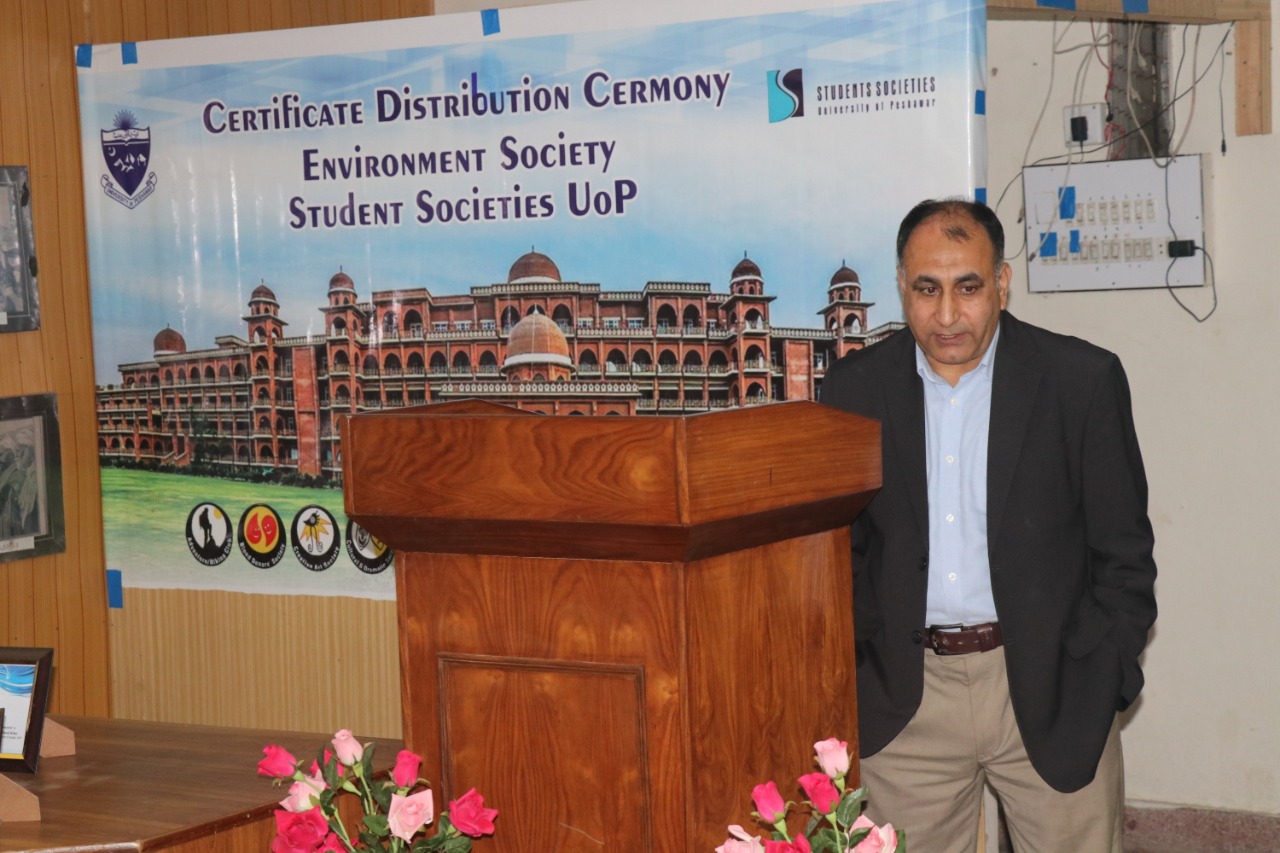 Deputy Director of Students' Societies, Dr Muhammad Jamal Nasir, giving a presentation.