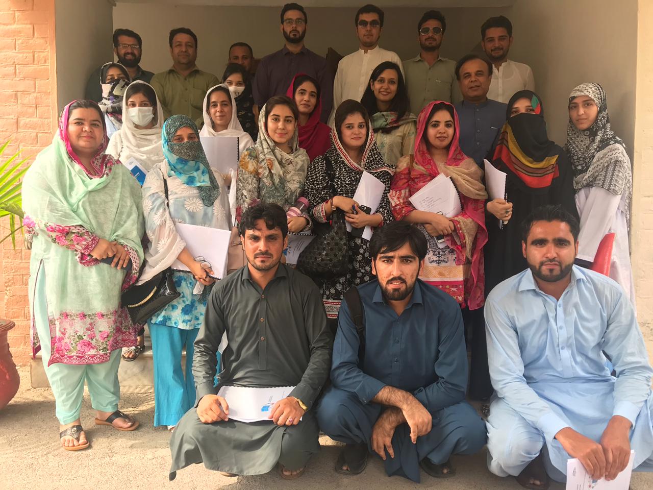 Pre-Training of the Volunteers for Hansti Basti Project for Street Children in Peshawar
