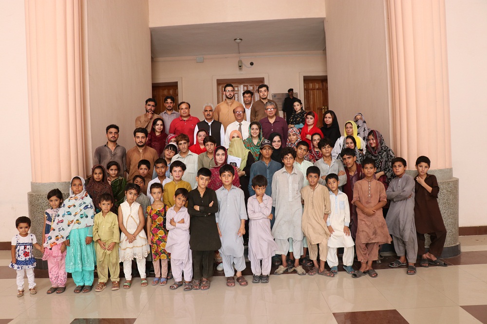 At the end of the training process, Children have excursion visit to Peshawar Zoo and University Museum and have interaction with the Vice Chancellor and Pro vice University